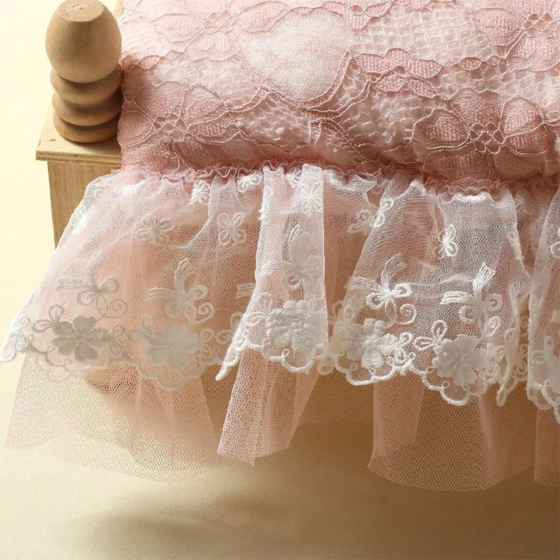 Baby Photography Props Furniture Lace Mattress & Pillow Photo Props Set Newborn Photostudio Backdrop Photo Posing Mat