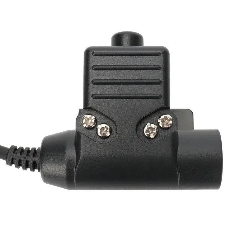 New U94 PTT Cable Plug Adapter for Tactical Headset for Baofeng UV-5R UV-S9 Plus UV-82 AR-152 UV-10R Walkie Talkie Two Way Radio