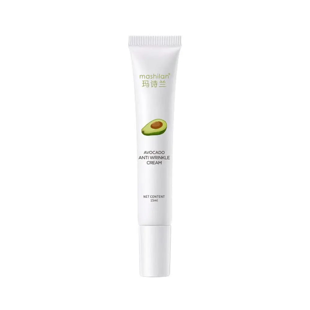 Crema Natural para ojos de aguacate, crema hidratante elástica para ojos y líneas oscuras, cuidado de ojos, reducción de arrugas, círculos, crema para la piel T9Q5