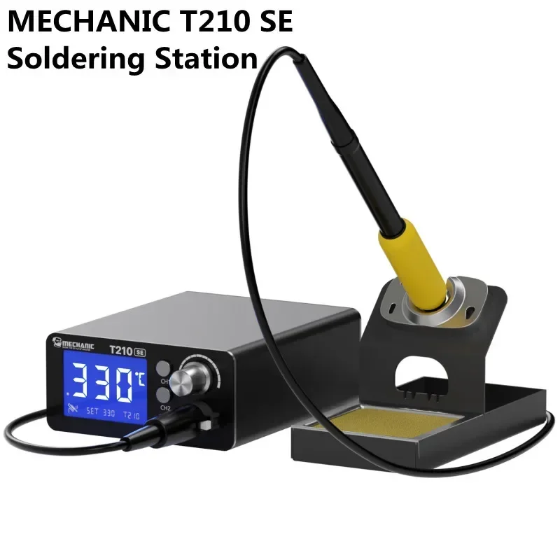 

MECHANIC T210 SE Intelligent Soldering Station for Mobile Phone Repair Auto Sleep Fast Heating C210 Iron Tip Welding Tools