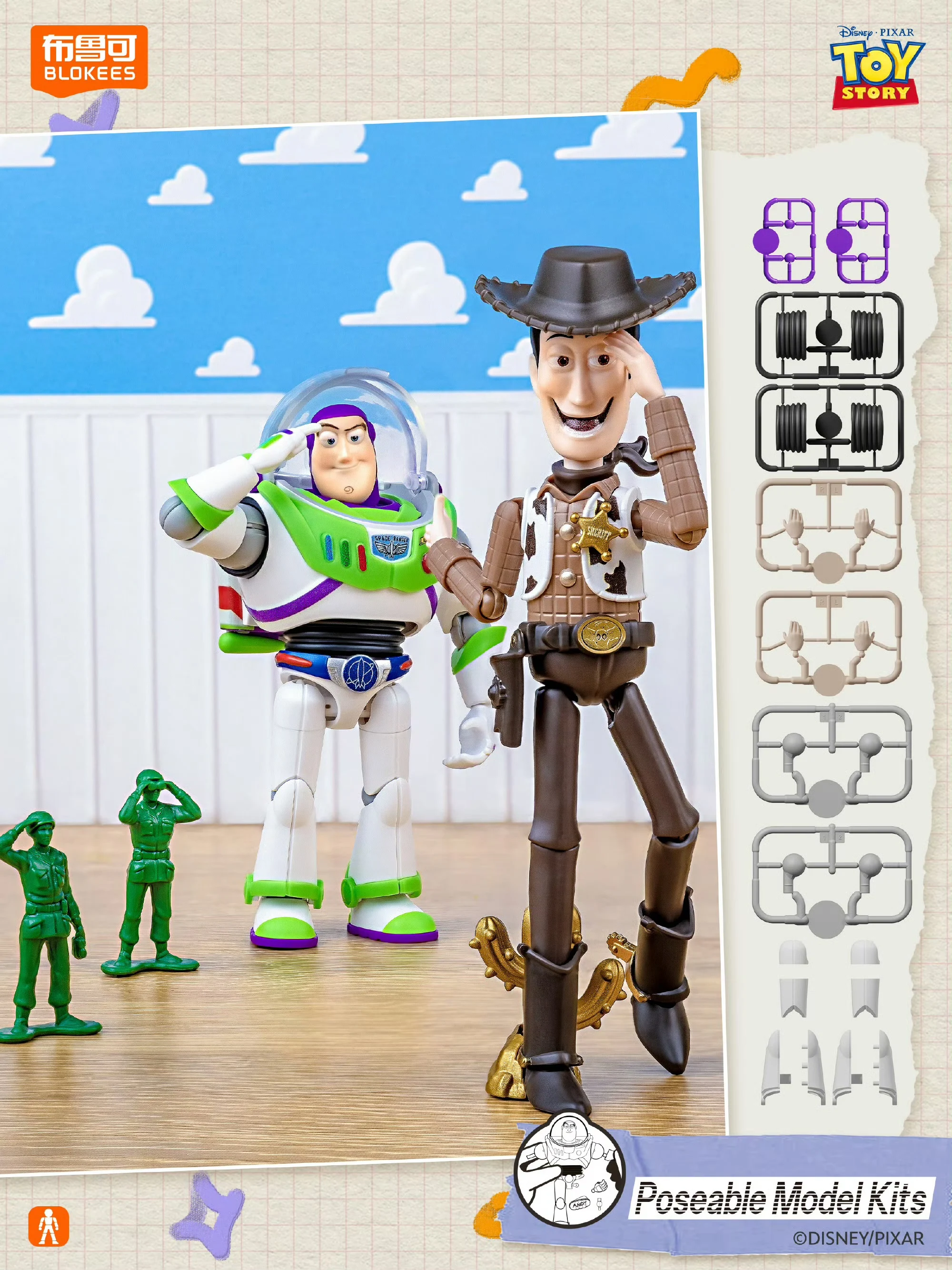 

Original Blookes Toy Story Elite Edition 1 Friendship Journey Action Figure Collectible Toy