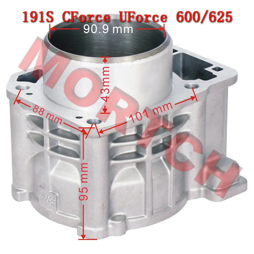 Cylinder Block 0GS0-023100-00010 0GS0-023100-00020 For CF Moto ENGINE 2018 191S 600cc