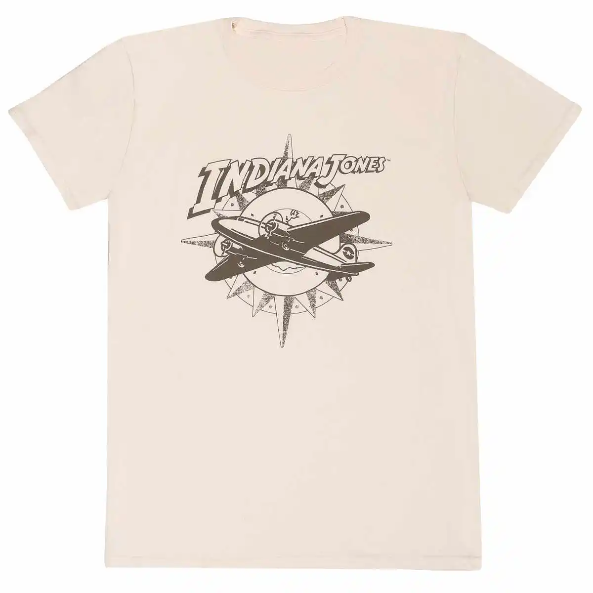 

Indiana Jones Plane And Compass Official Tee T-Shirt Mens Unisex