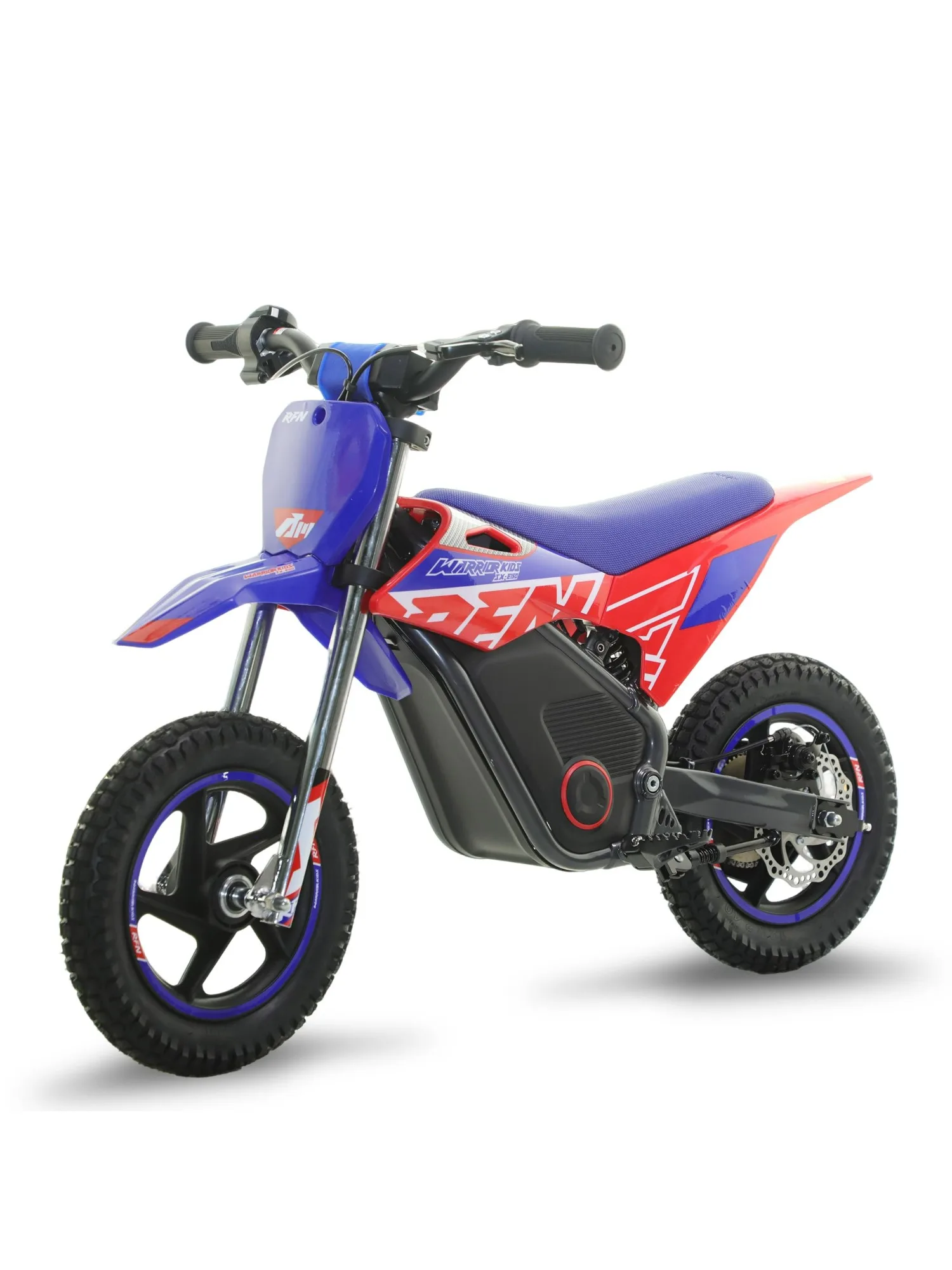 Vélo tout-terrain électrique pour enfants RFN E350 – Moteur 36V Peak 500W, 18,6 mph maximum, autonomie de 11,2 milles, 3 vitesses pour 4-8 ans