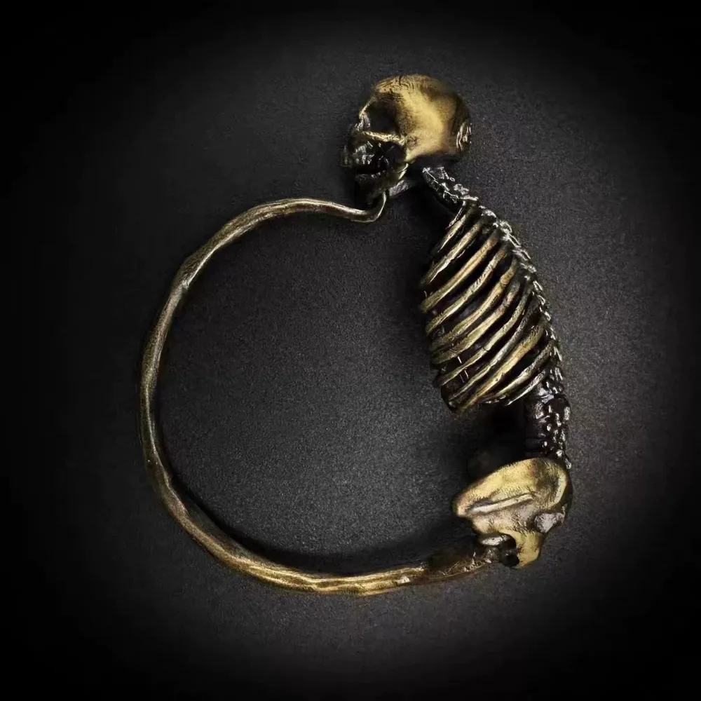 Reincarnation Skeleton Retro Vintage Vintage Hanging Pendant Keychain Unique Personality Punk Skeleton Keychain New Accessories