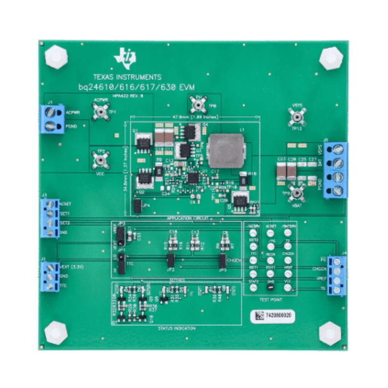 TopElec BQ24630EVM Evaluation Board for BQ24630 Chip High-Efficiency for Battery Charging Management