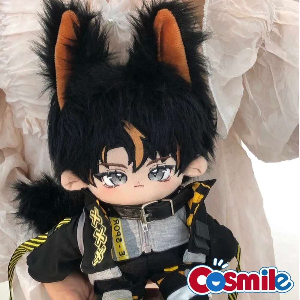 Cosmile Monster Ear Tail Doberman Pinscher 20cm Plush Doll Toy Body Cosplay Cute Kpop Gift No Attribute C PDD Limited