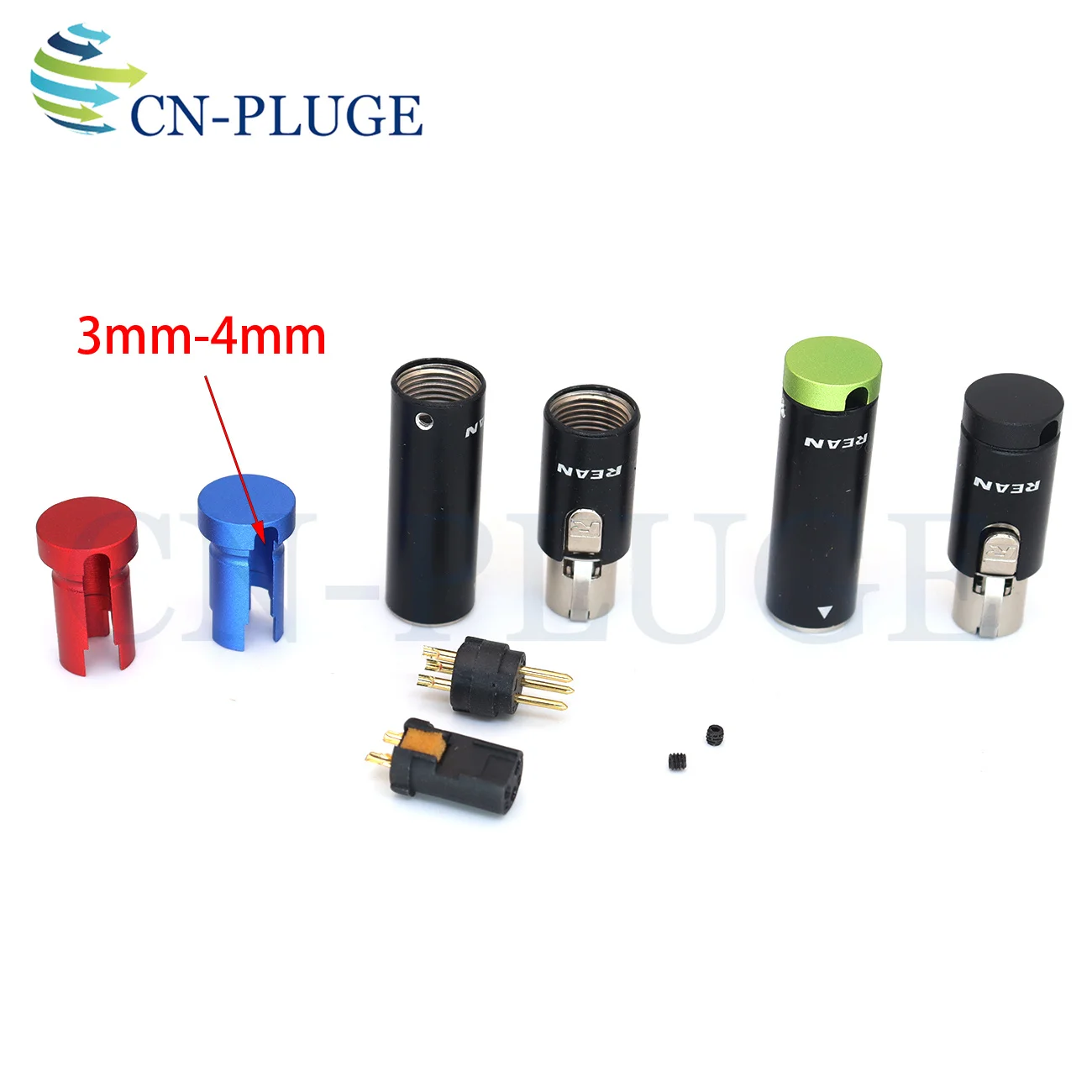 DIY Low Profile XLR Audio Plug TA3F TA3M TA4F TA4M TA5F TA5M Connector Mini XLR Connector. Professional Recording Equipment