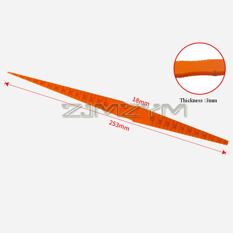 Gap Measurement Ruler Panel Gap Alignment Gauge Tool Car Door Feeler Body Metric Auto Moulding Mesure Inch Measuring Tool