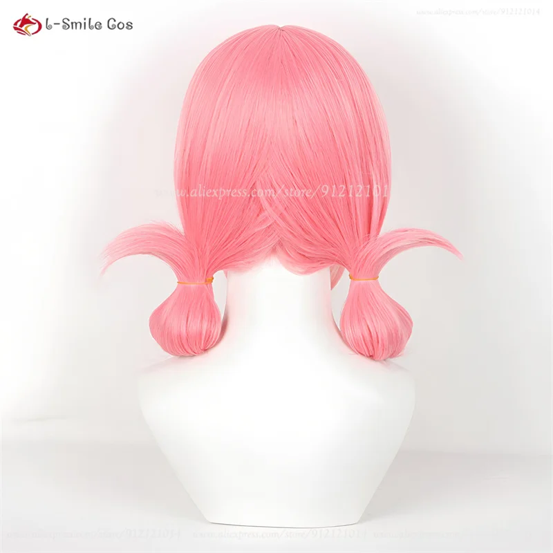 أنيمي تشيناتسو كانو هينا تشونو شعر مستعار تأثيري الكتان البني/الوردي شعر مستعار قصير تأثيري أنيمي شعر مستعار تأثيري مقاومة للحرارة الشعر الاصطناعية