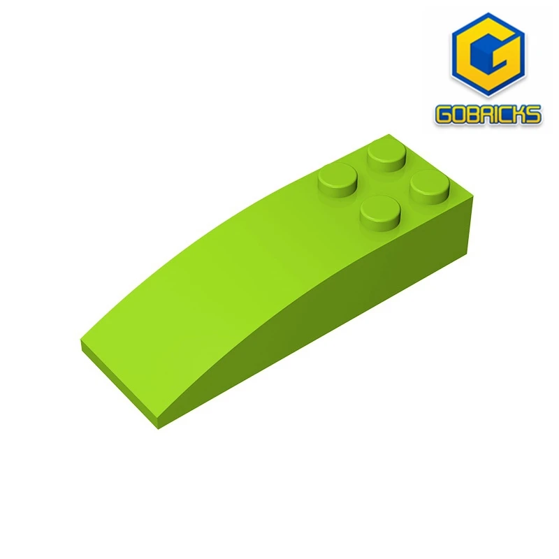 Gobricks GDS-753 BRICK 2x6 W.BOW - 6x2 Arc brick compatible with lego 44126 children's DIY Educational Building Blocks Technical