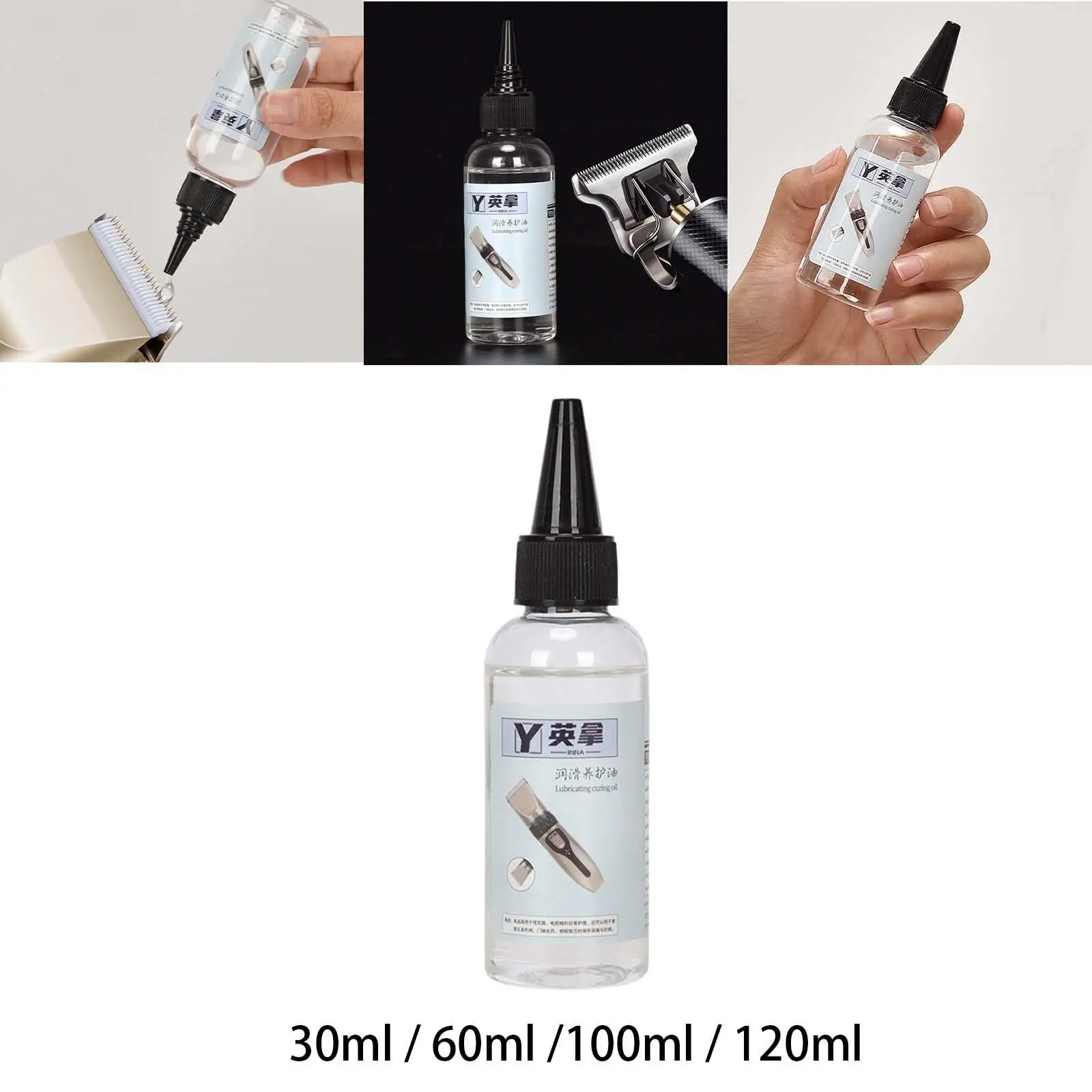 Aceite de mantenimiento de afeitadora, lubricación, cortapelos, peluqueros, cortapelos, aceite