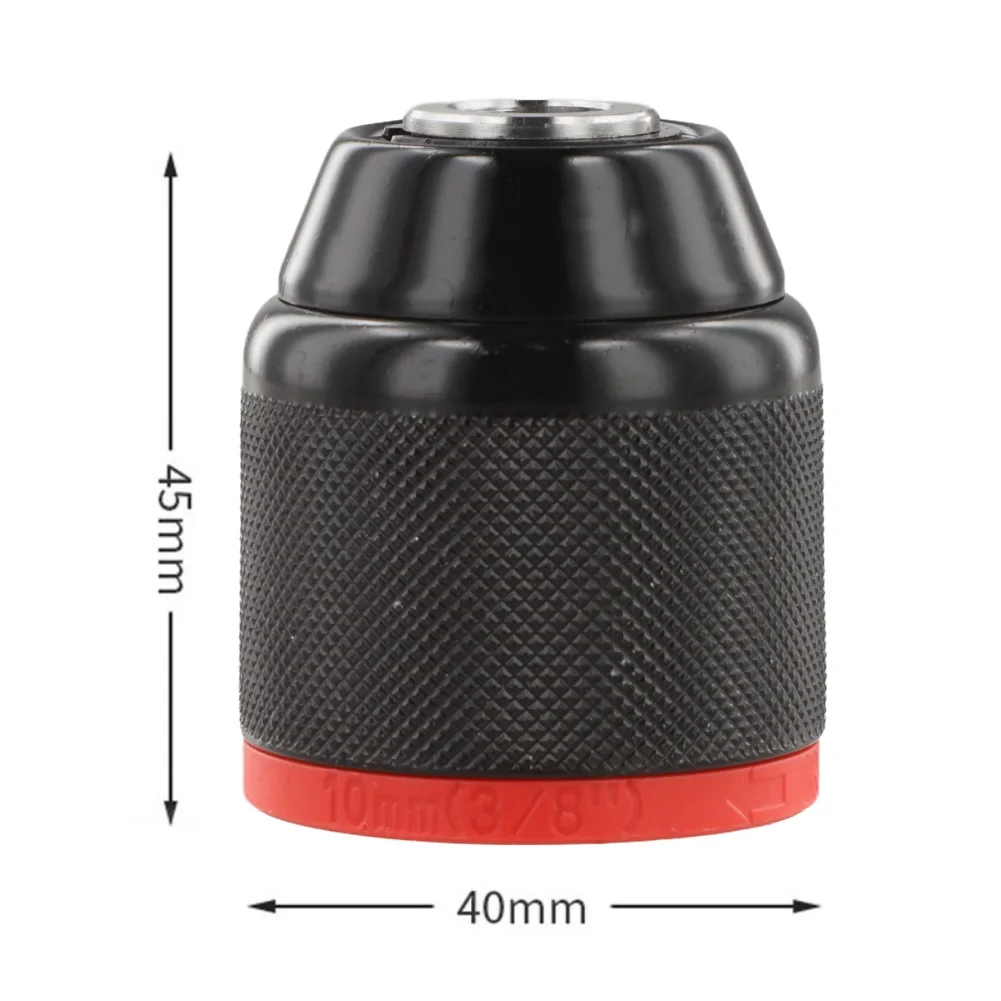 3 8-24UNF Ratchet Chuck Self-Locking Drill Chuck Metal Drill Chuck Ratchet Keyless Drill Chuck Electric Drill Accessory