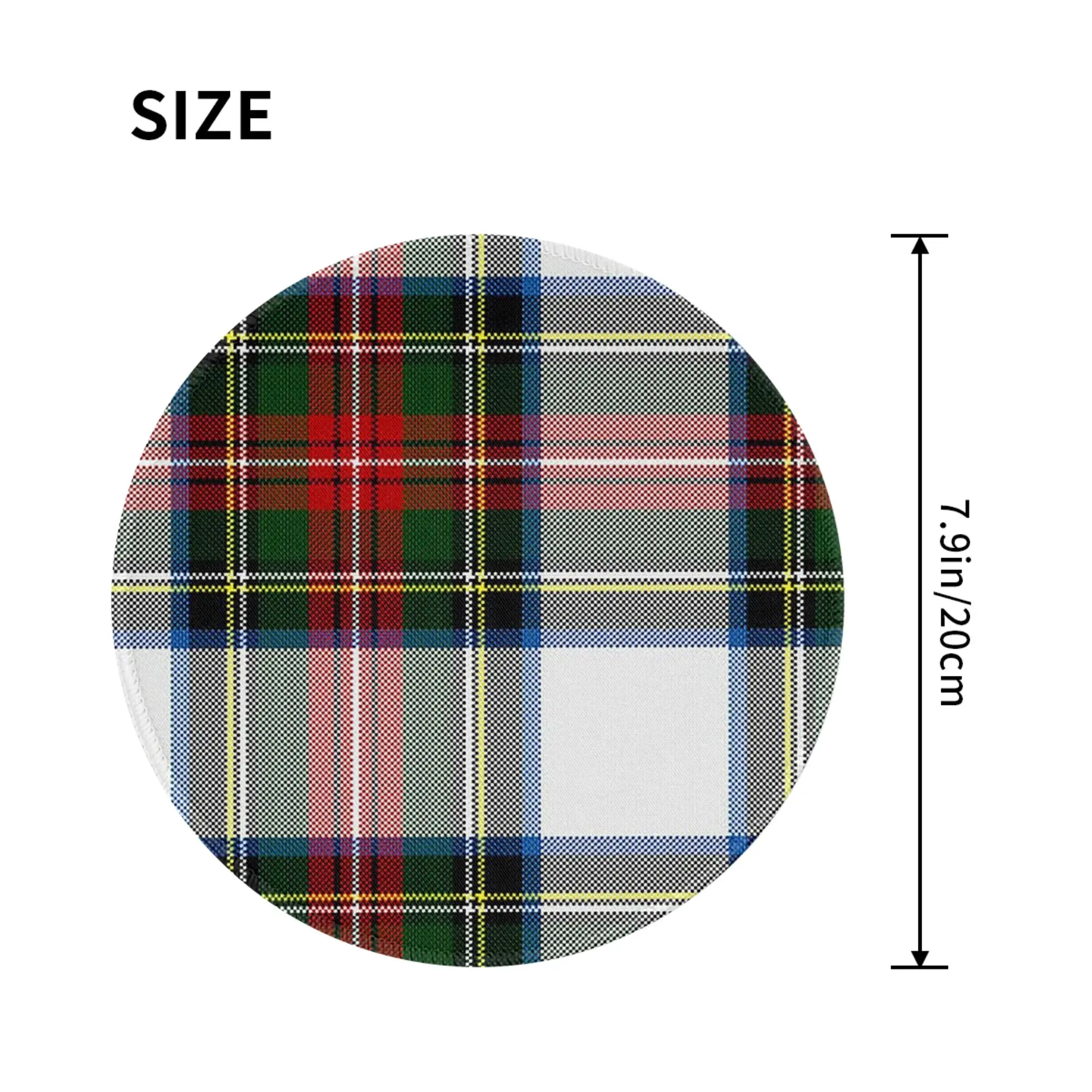 Clan Stewart Dress Tartan Plaid Mouse Pad Computer Keyboard Mouse Mat Gaming PC Laptop Desk Mat Office Accessories Table Mats
