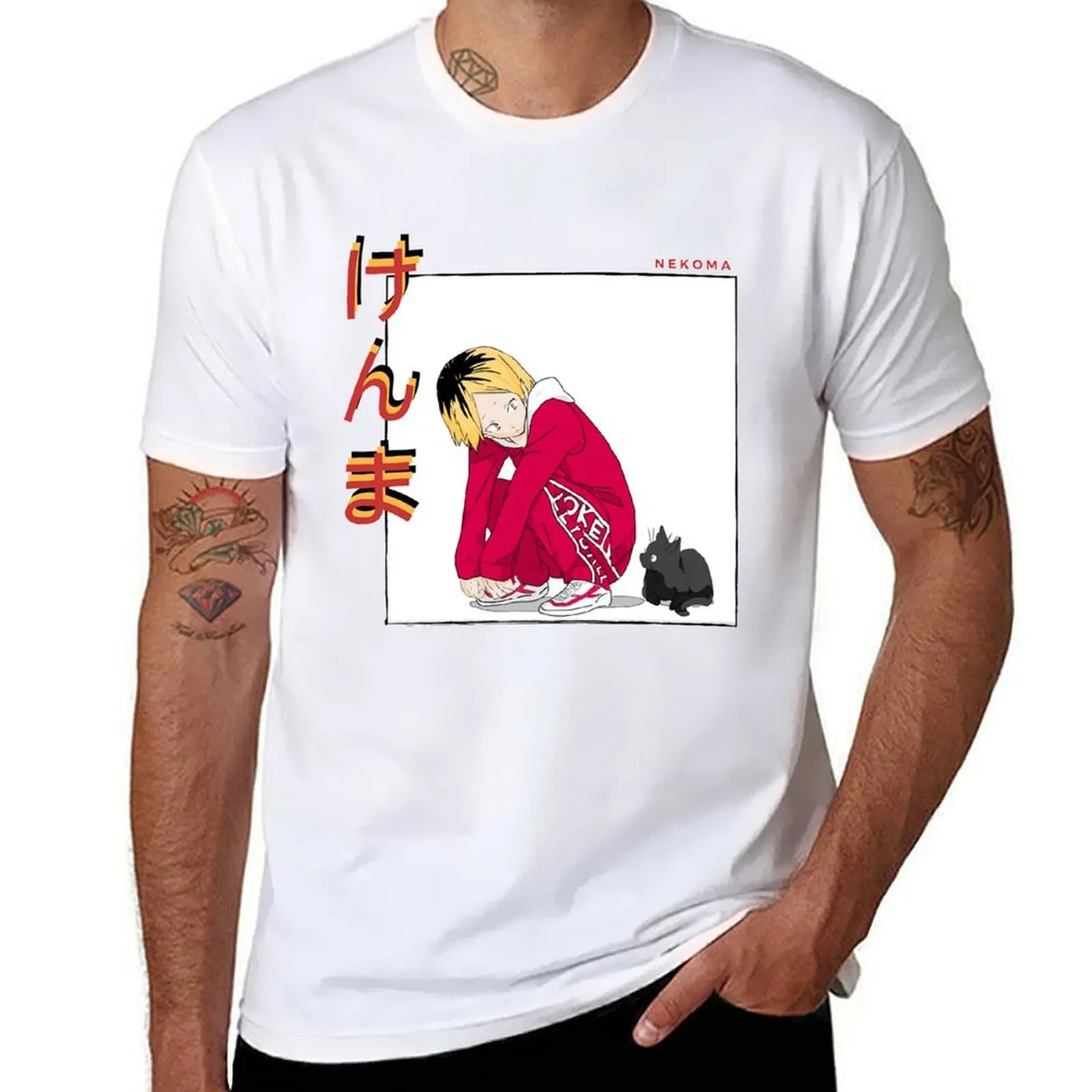 

T-Shirt t for v1 man cotton graphic kozume man funny shirts man t graphic shirt vintage t for shirts kenma