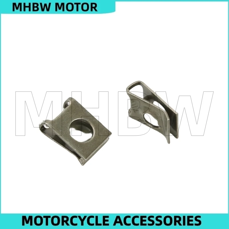 6 قطع من لوحة مشبك صامولة بمشبك لولبي لغطاء بلاستيكي Cf Moto