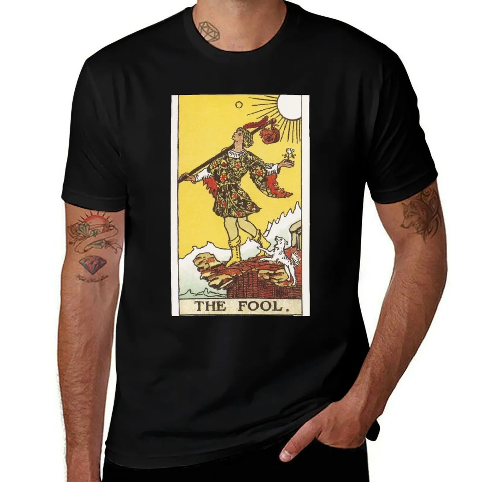 The Fool - Tarot T-Shirt Basic All Season Solid T-Shirt