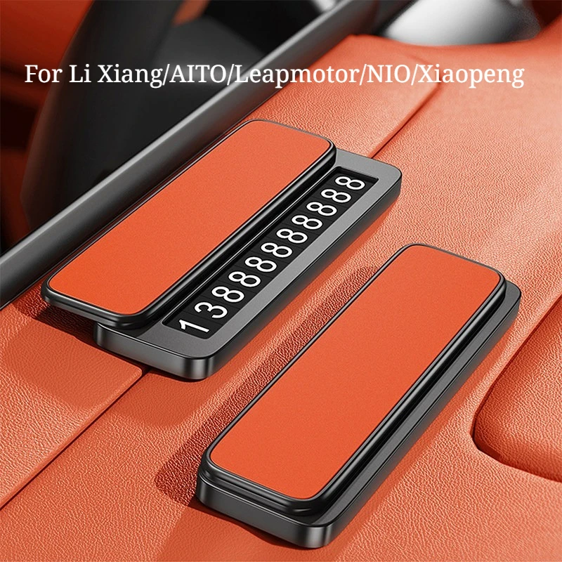 Vehicle-Specific Temporary Parking Plate - Designed for Li Xiang, AITO, Leapmotor, NIO & Xpeng