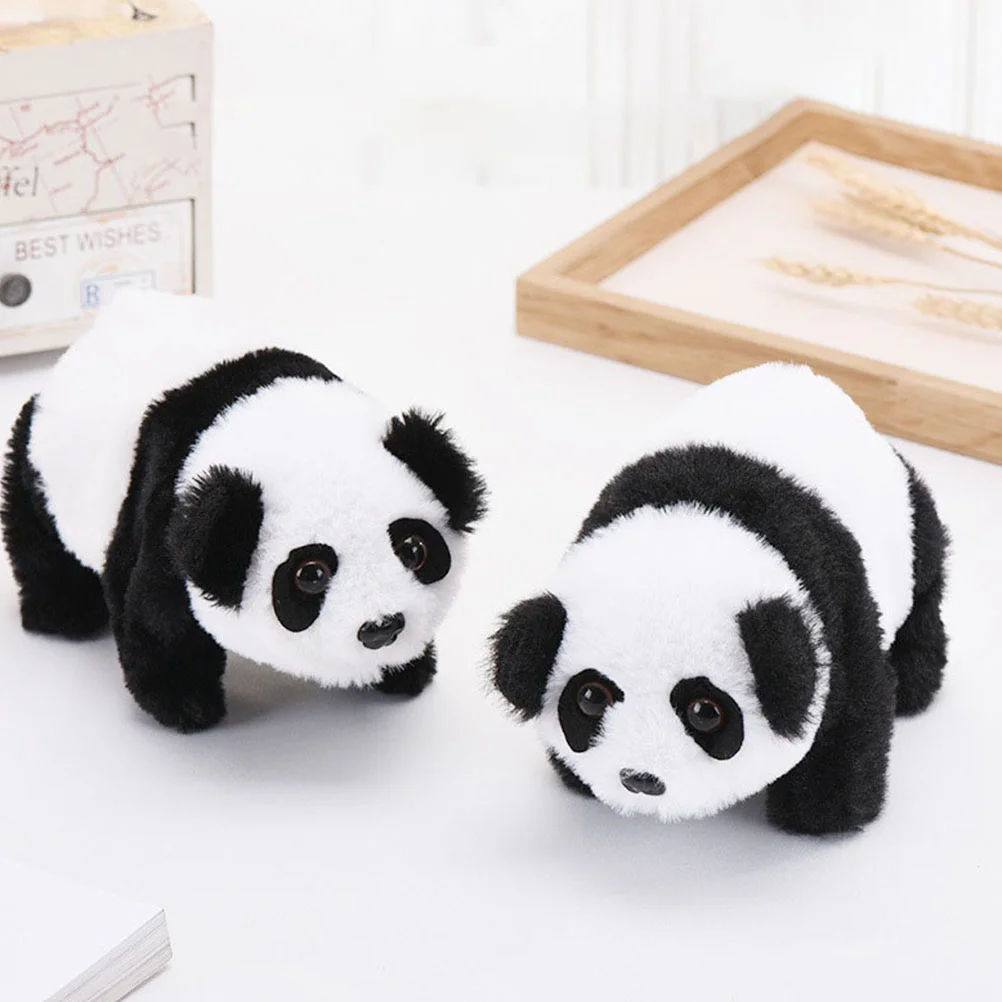 Electric Panda Toy Plush Animal Toy Stuffed Panda Toy Crawling Panda Toy for Kids crawling toy stuff animals for girls