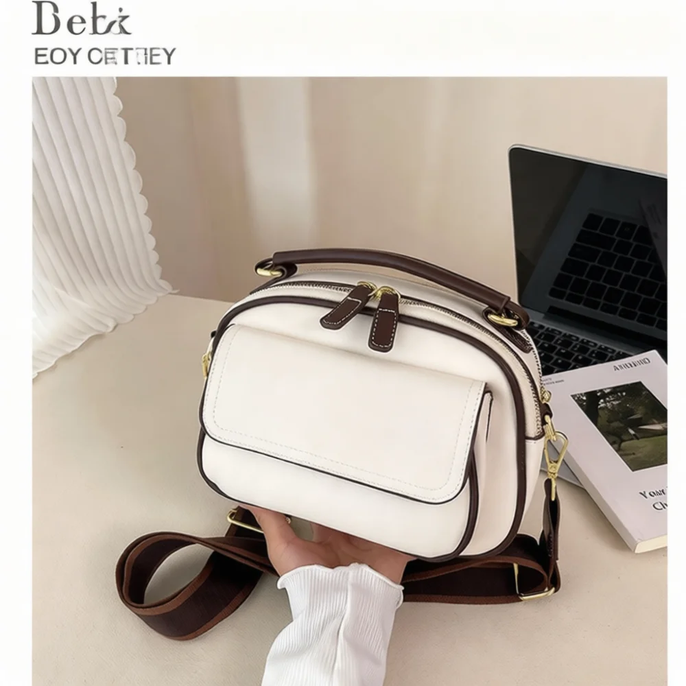 Vintage Women Shoulder Bag Pu Leather Crossbody Purse Retro Small Square Handbags Elegant Casual Daily Commuter Bag