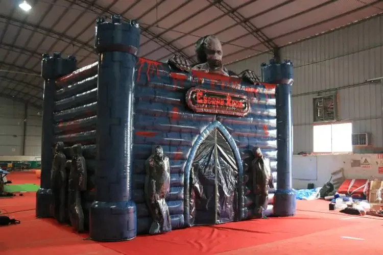 Halloween inflatable haunted house