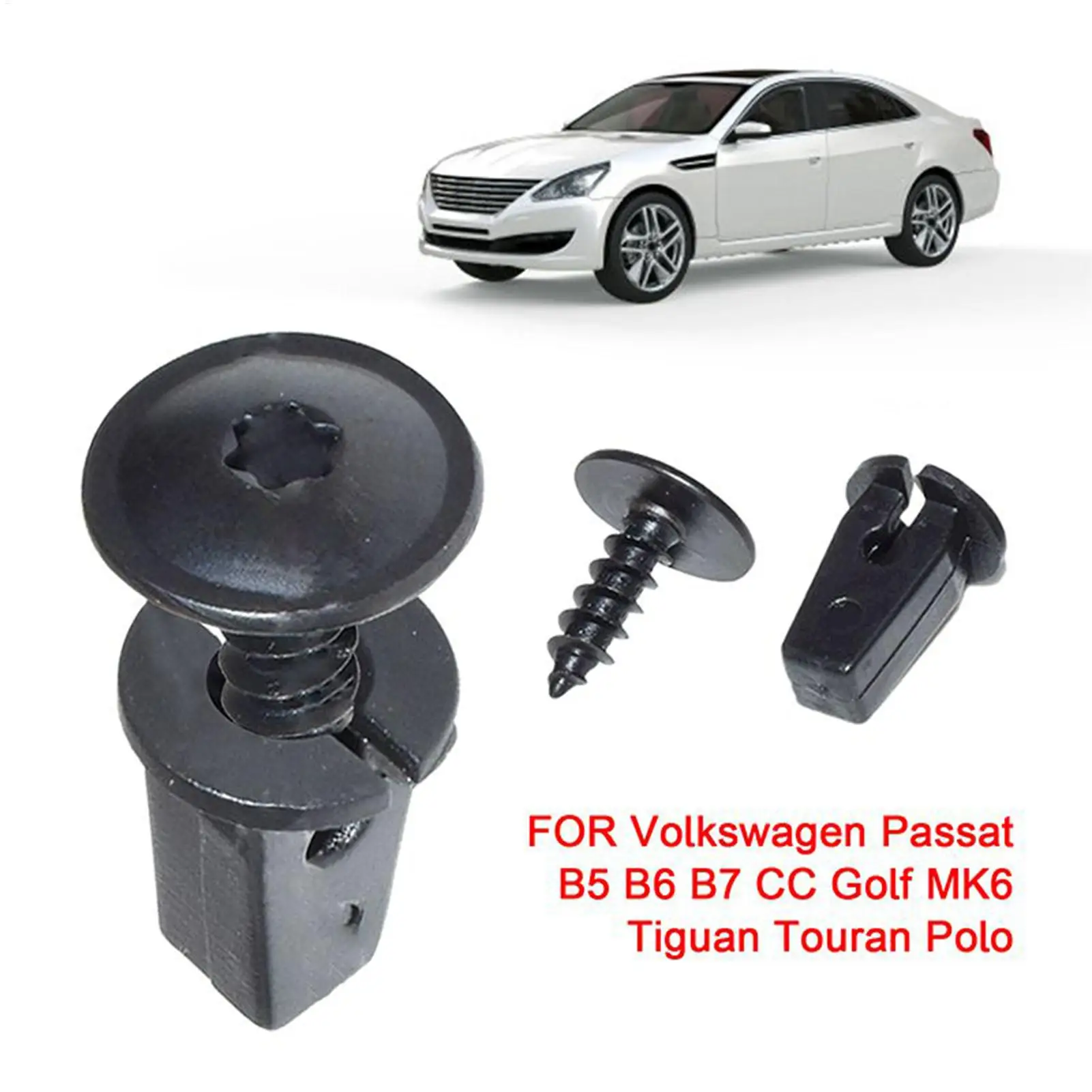 

Mudguard Liner Clips 10pcs/20pcs Set Auto Maintenance Tools Car Mudguard Bolts Auto repair parts engine guard screws