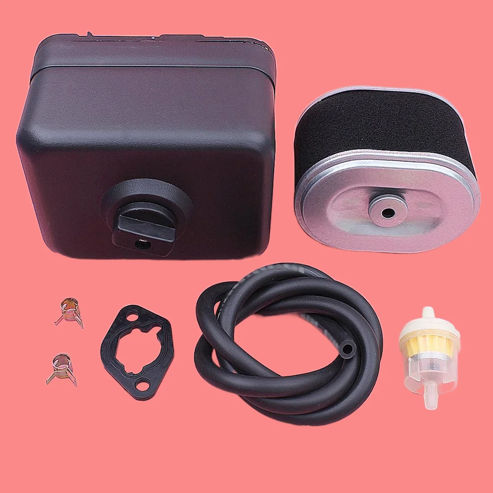 Kit de junta de braçadeira de mangueira de montagem de elemento de filtro de combustível de ar para Honda GX160 GX200 5.5HP 6.5HP Trimmer 17230-Z51-820 17235-Z51-831