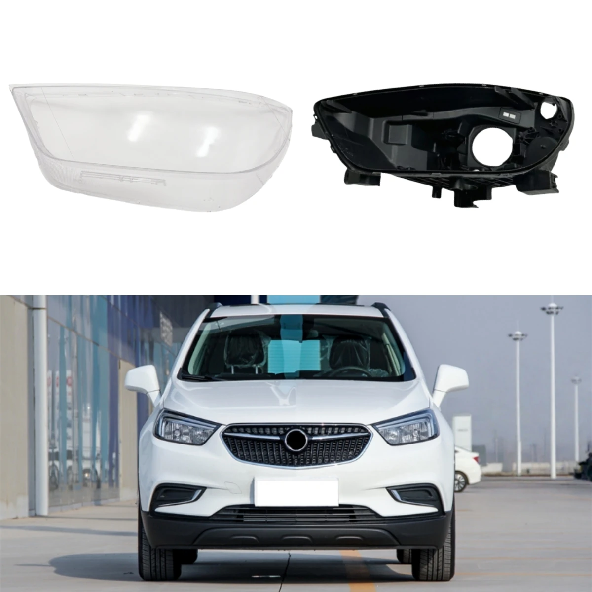 

Для Buick Encore 2016 2017 2018 2019, автоаксессуар, автомобильная база, фара, корпус, держатель лампы, абажур, фара