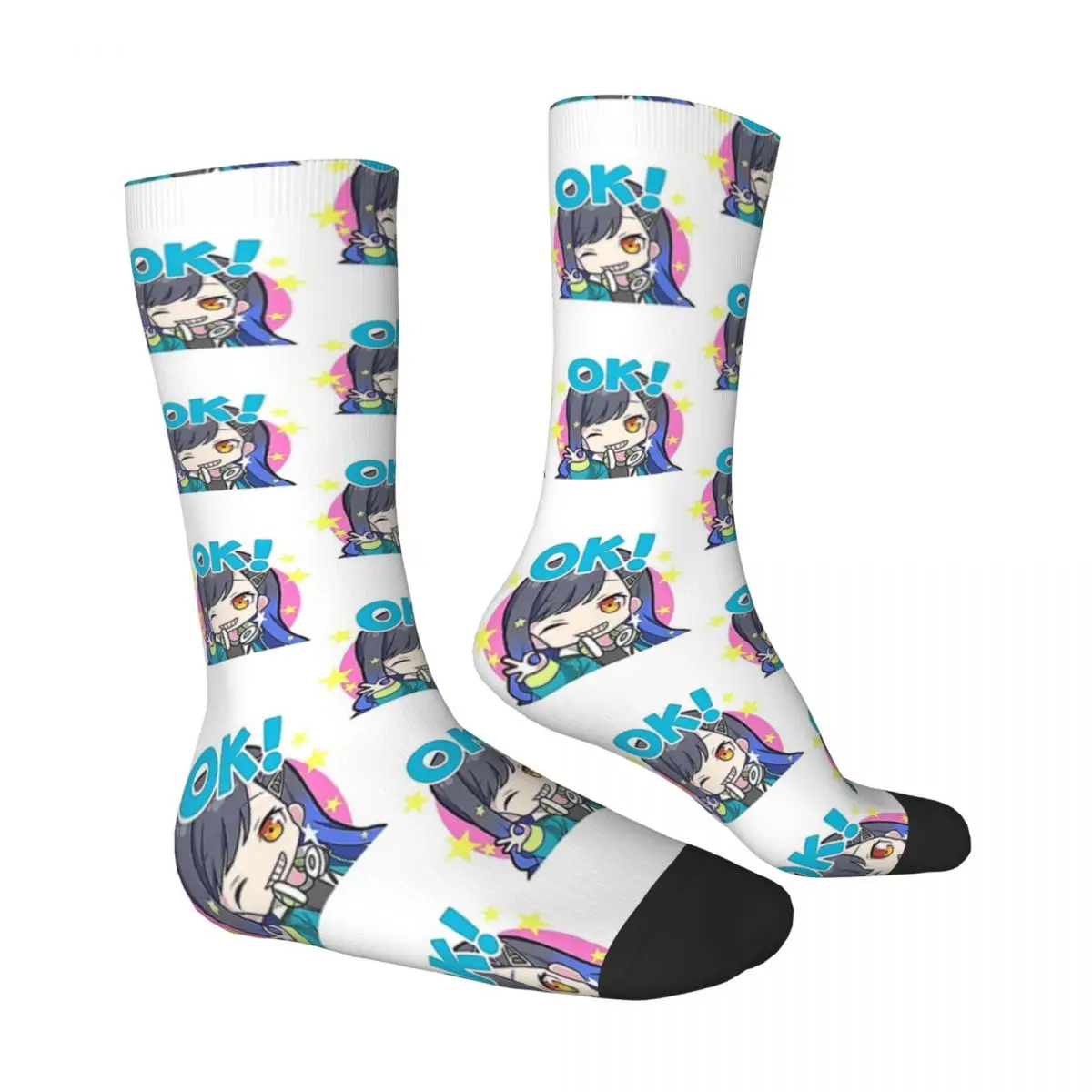 Project Sekai Anime1 Project Sekai Emu Otori Unisex Winter Socks Cycling Happy Socks street style Crazy Sock