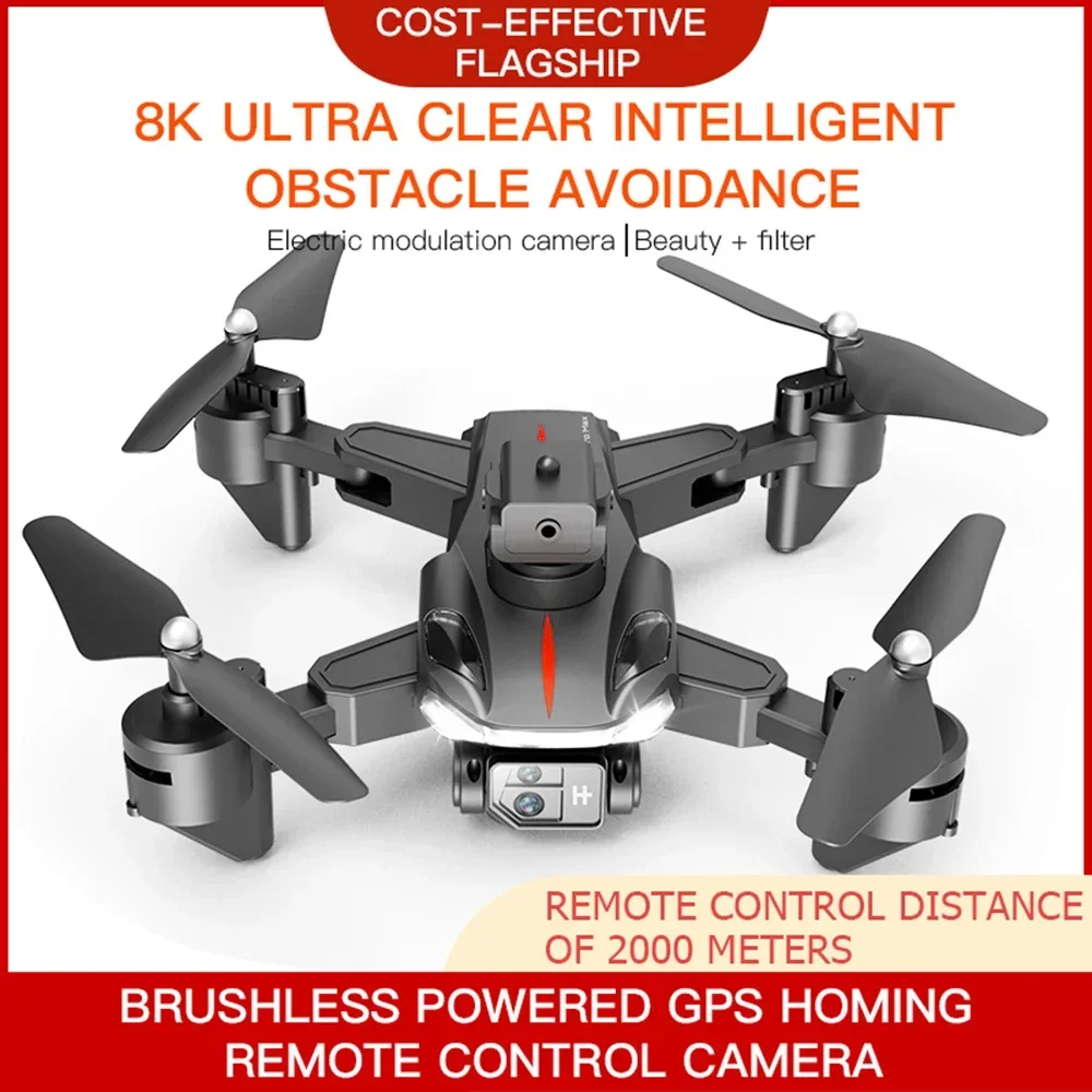 Imagem -04 - Drone 5000m 8k 5g Gps Drone Profissional hd Fotografia Aérea Evitar Obstáculos Drone Helicóptero de Quatro Rotores Distância rc P11pro