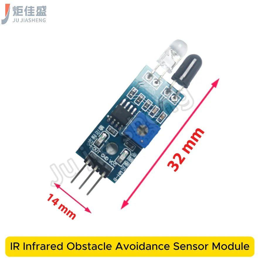 Picture 4: 1-10pcs IR Infrared Obstacle Avoidance Sensor Module Arduino Smart Car Robot Photoelectric Reflective Sensor Tracking Vertical