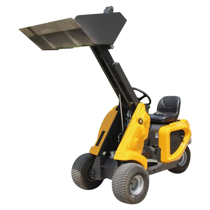 

Customized Electric Start Small Skid Steer Diesel Loader With Bucket Different Attachment Skidsteer Bagger
