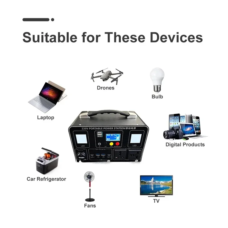 300 W 220 V tragbares Kraftwerk 81000 mAh PD60W Schnelllade-Powerbank Externer Akku Notfall-Powerbank mit großer Kapazität