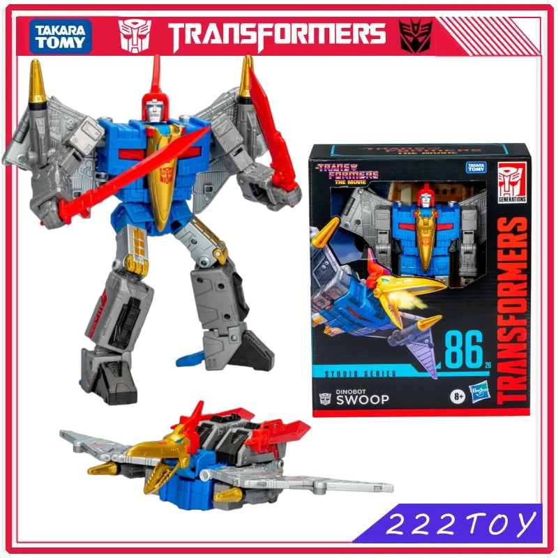 

In Stock Takara Tomy Transformers Toy Studio Series 86 The Movie Leader Class 86-26 Dinobot Swoop Action Figure Robot Toys Gifts