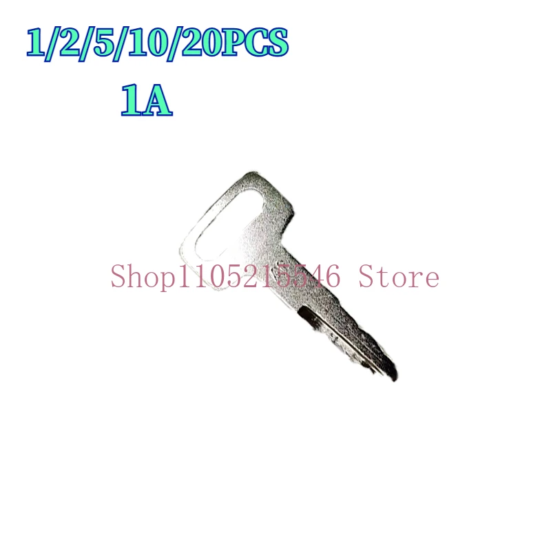 1/2/5/10/20PCS KEY00-GB01A 1A Ignition Switch Key Fit New Model Forklift Heavy Machinery Replacement Spare Key