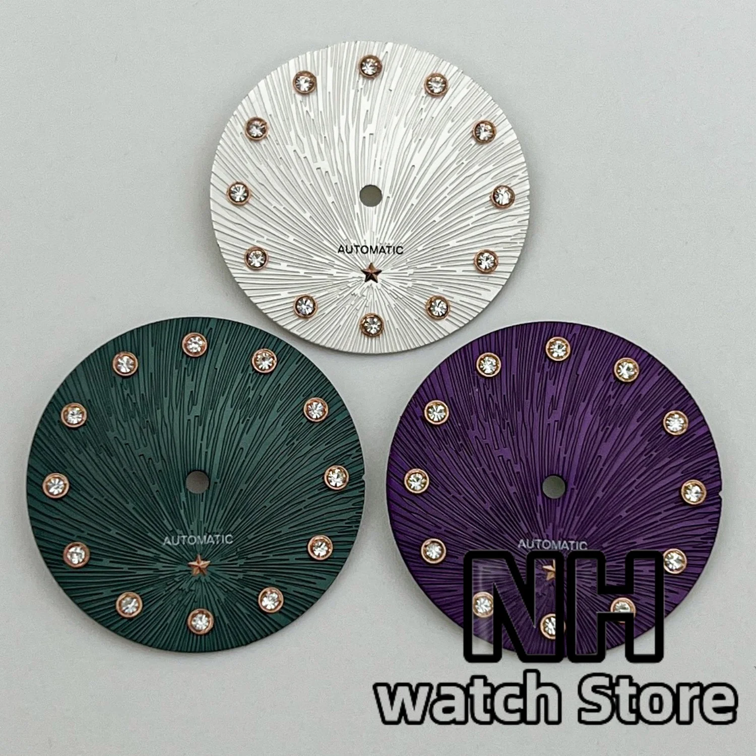 NH 24.5mm Star Watch Dial Gree - огляд і ціна Bronze Case Watch
