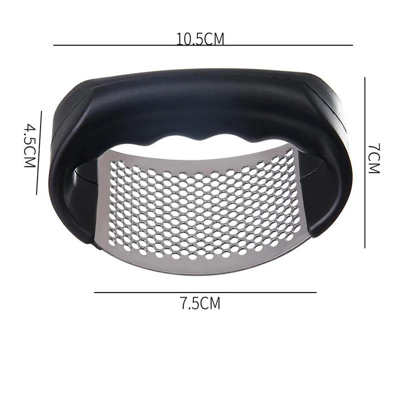 Garlic Press Artifact Garlic Mashed Artifact Stainless Steel Garlic Household Stir-Cut Garlic Minced Garlic Mashed Garlic Ring-S image 6