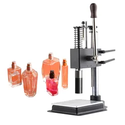 Commercial Perfume Bottle Sealing Machine Manual Metal Cap Press Capping Machine Crimper Sealer 13/15/20mm