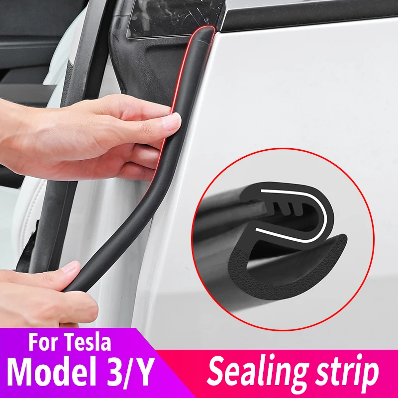 For Highland Tesla Model 3/Y door B-pillar sealing strip modification accessories