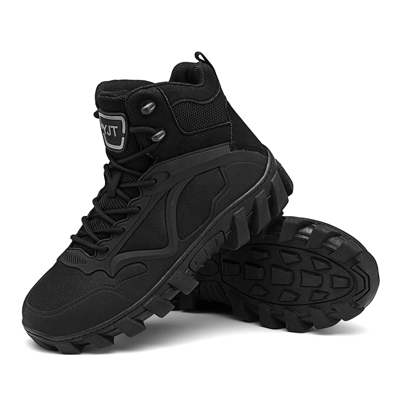 

Men Army Shoes High Quality Male Tactical Boots Military Women Outdoor Waterproof Unisex Training Rapid Response Lace Up Safety