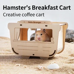 Hamster Squirrel House Toys Guinea Pig Wooden Hideout House Rabbit Chinchilla Gerbil Nest Hamster Accessories Small Pet Supplies