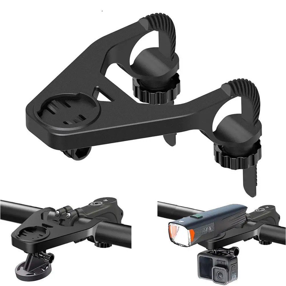 ﻿Headlight And Sports Camera Mount Bicycle Computer Mount Extension Bracket For Cyclists A Bike Computer Extension Bracket