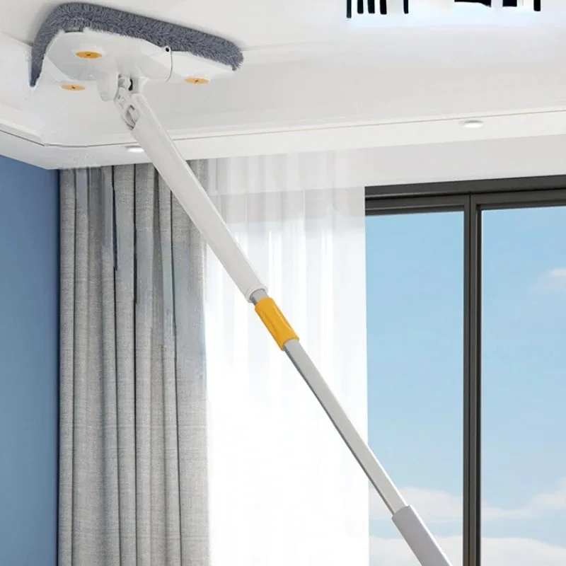 Twist Water Triangle Mop Cleaning Ceiling Retractable Window Cleaning Universal Hand Wash-Free Household Dust Removal
