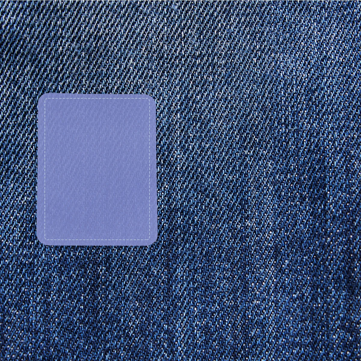 

Fabric Iron on Patches Cotton Repair Applique Imitation Denim Embroidered Decorative DIY Soft Touch Jeans Hats Shoes Bags