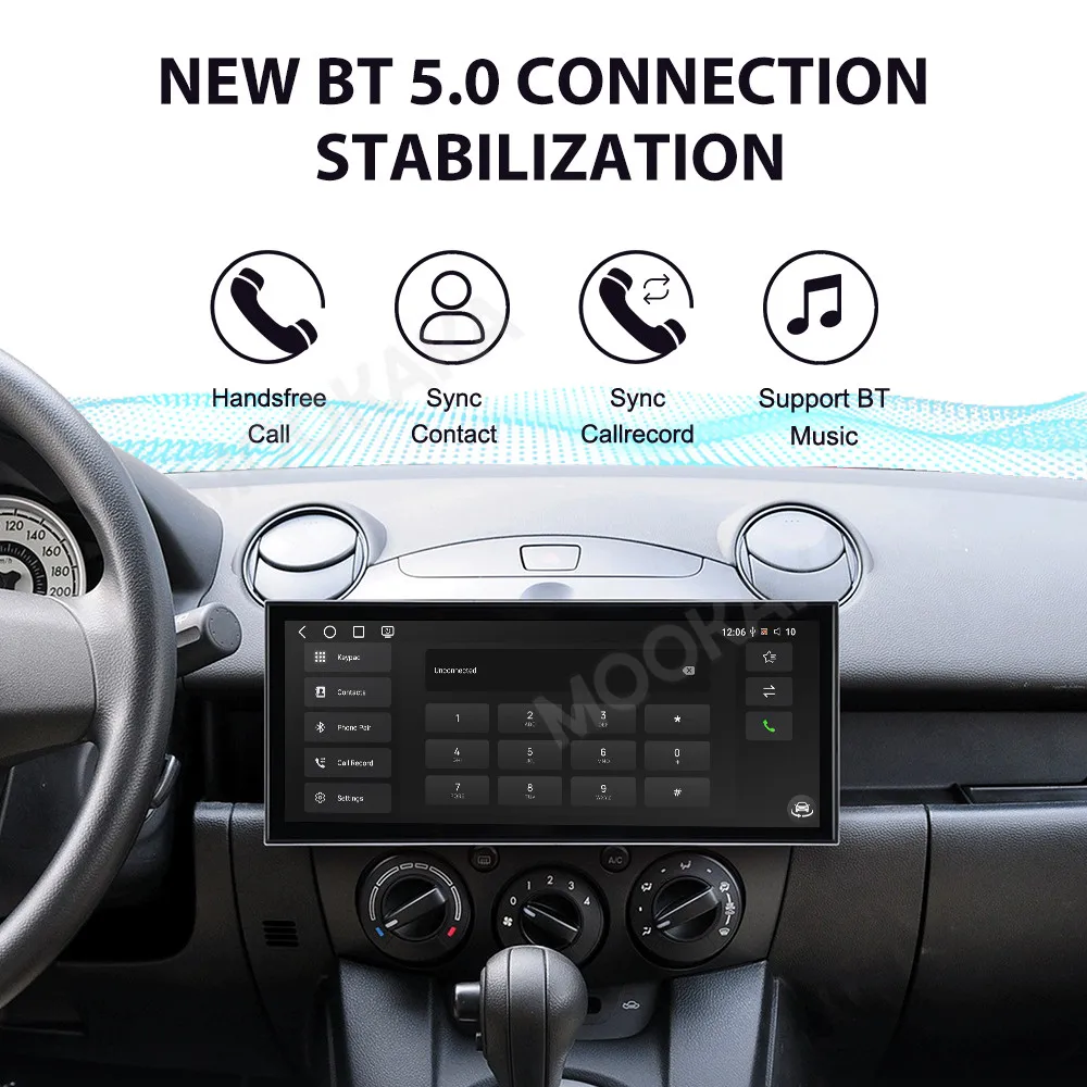 Android 15 Radio 15.8 INCH For Mazda 2 2007~2014 GPS Qualcomm Carplay Multimedia Player Navigation Car Stereo Receiver Head Unit