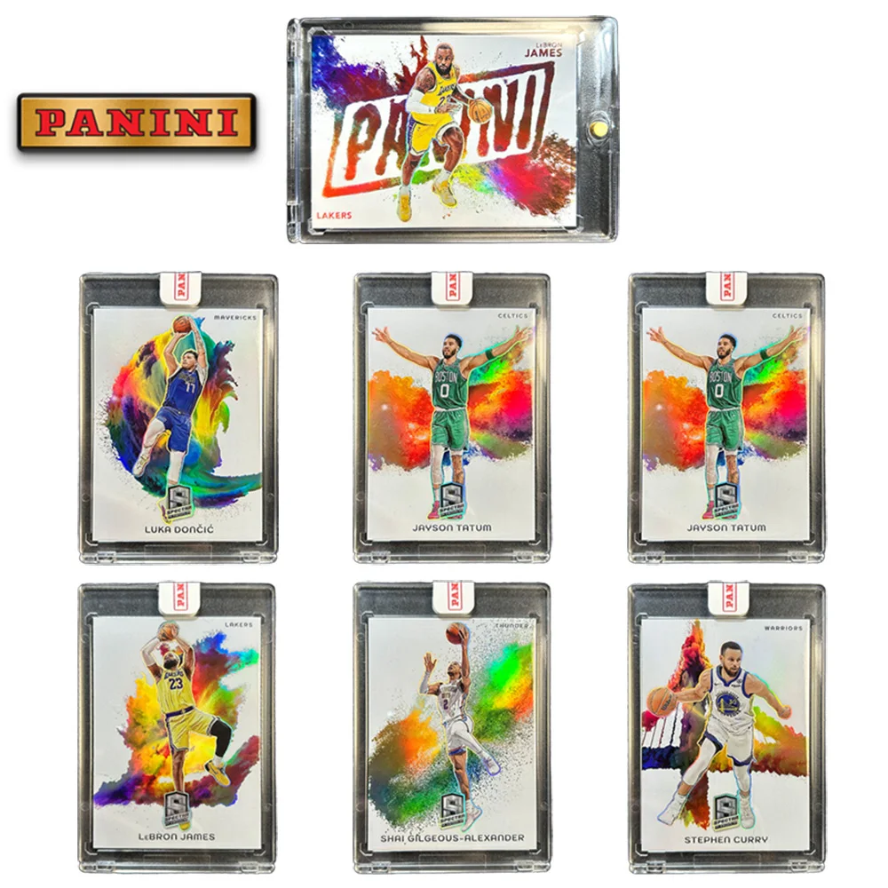 

Panini Nba Prizm Color Blast Lebron James Luka Doncic Wembanyama Stephen Curry Diy Basketball Star Trading Cards Gift Collect