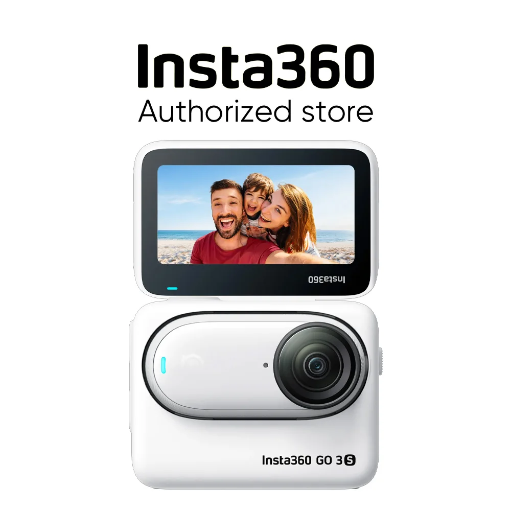 [إصدار جديد في المخزون] كاميرا Insta360 GO 3S Midnight Black / Arctic White 4K مقاومة للماء 140min 39g