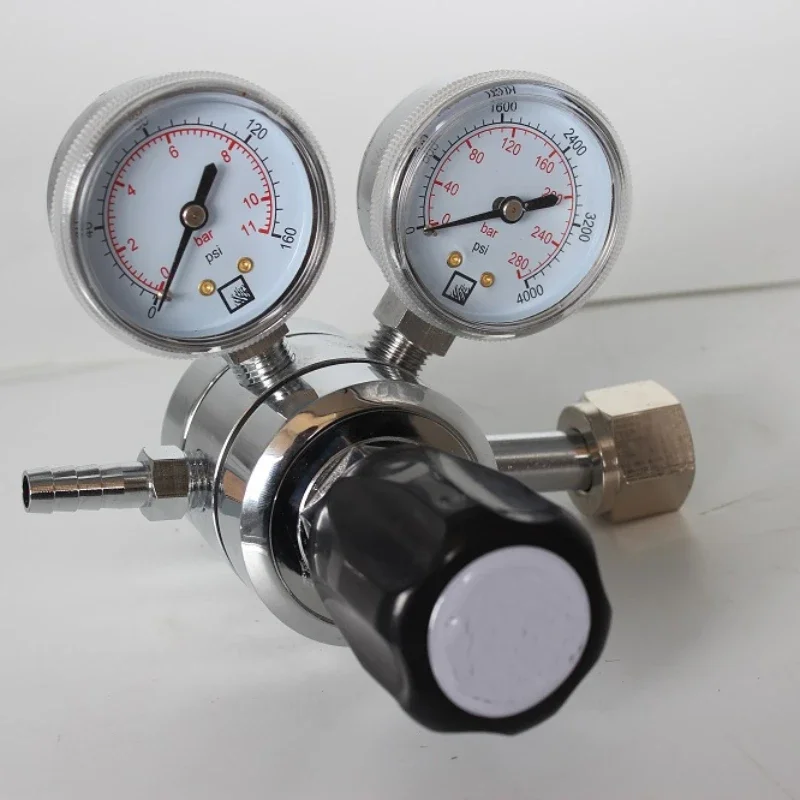 

Nitrogen Helium Argon specialty gas lab regulator dual gauge stage Laboratory regulator