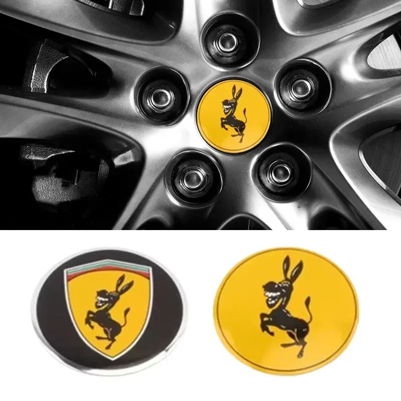 56mm Car Wheel Hub Rim Emblem Stickers Exterior for Lexus Jaguar Jeep Honda Subaru Toyota Hyundai Ford Haval Audi VW MG