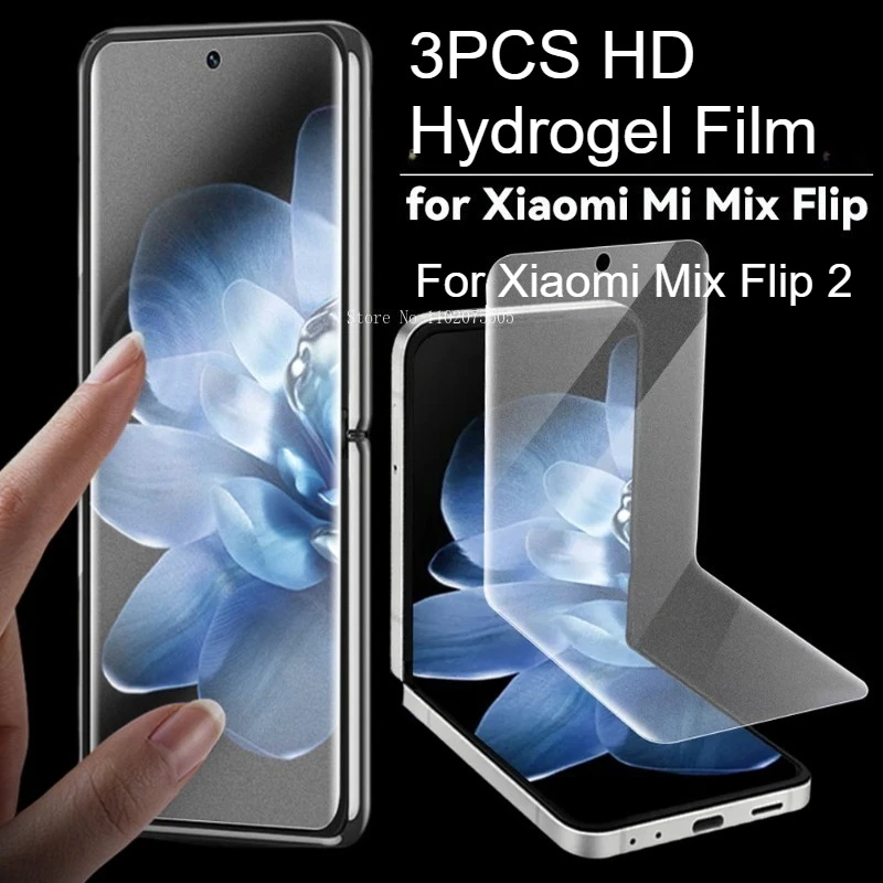 3 uds Flexible TPU HD, mate, protectores de pantalla de privacidad para Xiaomi Mi Mix Flip película de hidrogel para Xiaomi Mix Flip 2 películas protectoras